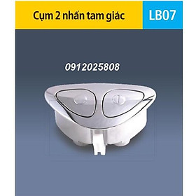 Mua LB07 - cụm 2 nhấn tam giác két nước bồn cầu