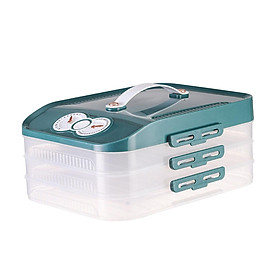 Frozen Dumpling Box Dumpling Organizer Bins for Restaurant Kitchen Home