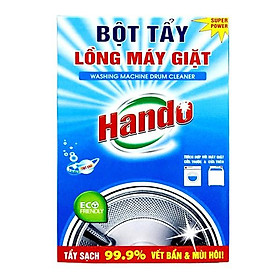 Hộp 2 gói bột tẩy vệ sinh lồng máy giặt Hando siêu sạch 200g