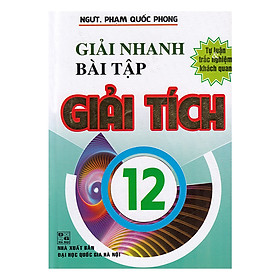 Download sách Giải Nhanh Bài Tập Giải Tích 12