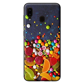 Ốp lưng in cho Samsung Galaxy A20 mẫu Candy Sweet - Hàng chính hãng