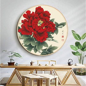 Mua TRANH THÊU KÍN HOA MẪU ĐƠN ĐẸP DX1010 (50x50) - tranh chưa thêu