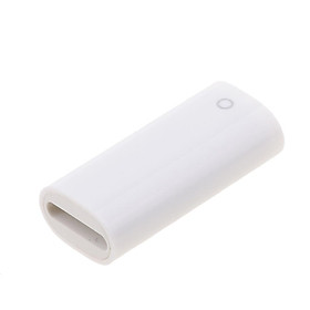 For Apple for iPad Pro Pencil Charger Convertor Charge Power Cable Cord Female to Female F/F Connector White