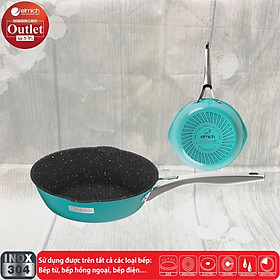 Mua Chảo Xào Rán Chống Dính Inox 304 Liền Đáy Elmich Hera 8105 20cm/8106 24cm/8107 26cm/8108 28cm