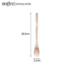 Thìa Muỗng Gỗ cán dài ONGTRE Nhiều Kích Cỡ