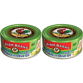 Lốc 2 Lon Cá Ngừ Ngâm Dầu Olive Ayam Brand (150g X 2)