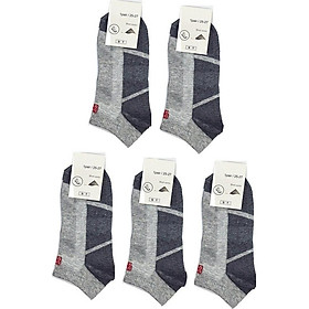 Combo 5 Đôi Tất Vớ Nam Cổ Ngắn Nhật Bản - 5Star