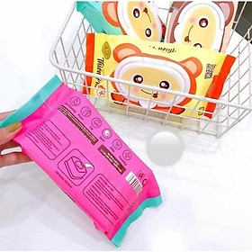 Mua Khăn giấy ướt baby Thiên Phúc 120 tờ hình gấu siêu dai mềm mịn không mùi cho bé ( 5 GÓI )