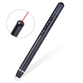 Wireless Presenter Remote Rechargeable Pointer Pen 2.4GHz USB PowerPoint PPT Presentation Clicker With Touch-writing Pen