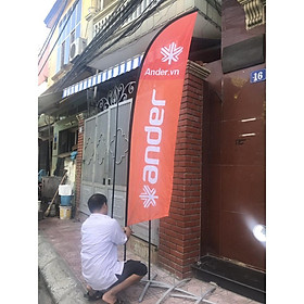 Cờ phướn quảng cáo hình cánh buồm - 6