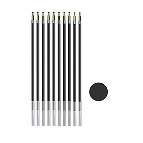 Set 10 bút bi dầu Baoke B73 ngòi 0.7mm / Bút bi Oil based gel pen tam giác ruột thay BP015