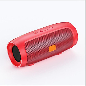 Loa Bluetooth Mini Di Động Âm Thanh Nổi HiFi Bass Nặng Không Dây Soundbar Loa Siêu Trầm Cho AUX Thẻ TF Đài FM Mới Color: Red