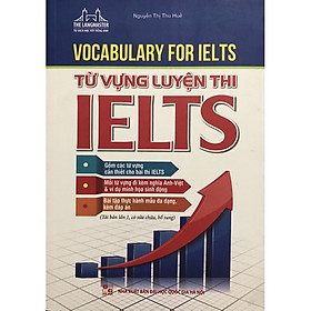 Hình ảnh ￼Sách - Từ vựng luyện thi ielts( sách màu )