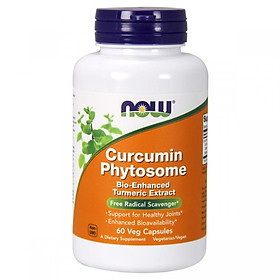 Thực Phẩm Chức Năng Curcumin Phytosome NOW Foods USA – Hỗ trợ điều trị các bệnh dạ dày, đại tràng