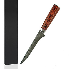 DAO - DAO BẾP NHẬT BẢN CLASSIC BONINGTHÉP DAMASCUS MÃ  A4 DT120 nt topcomshop vn