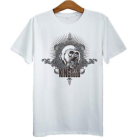 Áo Thun Unisex In King Of The Hood ASAT028 - Trắng
