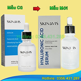 Serum Skinavis Hyaluronic acid – Serum HA cấp ẩm giảm căng rát da- Không gây bết da 30ml