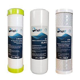 Bộ 3 Lõi Lọc RO FujiE Số 1,2,3 - Hàng Chính Hãng