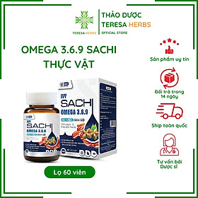 Viên nang dầu hạt sachi inchi bổ sung omega 3-6-9 lọ 60 viên