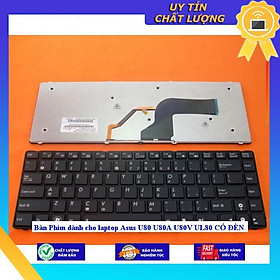 Bàn Phím dùng cho laptop Asus U80 U80A U80V UL80 CÓ ĐÈN - Hàng Nhập Khẩu New Seal