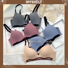 M153. Áo ngực đúc su không gọng nâng ngực, áo lót không gọng tạo khe nâng ngực siêu hot