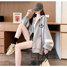 Áo Khoác cardigan Nữ chất Nỉ Ngoại Phối Viền Đẹp tinh tế duyên dáng việt