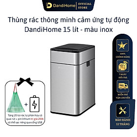 Mua Thùng rác thông minh cảm ứng tự động đóng mở DandiHome - Tặng pin sạc Micro usb