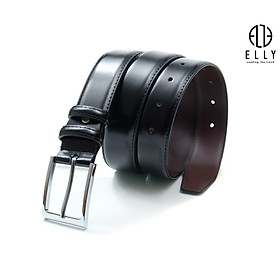 DÂY THẮT LƯNG NAM DA THẬT ELLY HOMME  EDM7 - đen