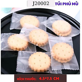 Mua Túi Đựng Bánh Quy Trong Suốt Dập Nhiệt Kích Thước 4.5X7.5 Cm Set 100 Túi