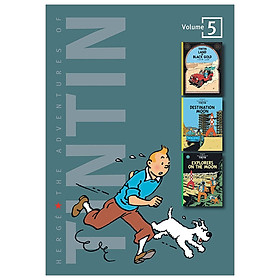 Hình ảnh The Adventures of Tintin, Vol. 5: Land of Black Gold / Destination Moon / Explorers on the Moon (3 Volumes in 1)