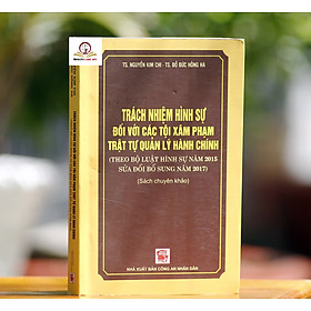 Trách Nhiệm Hinh Sự Đối Với Các Tội Xâm Phạm Trật Tự Quản Lý Hành Chính