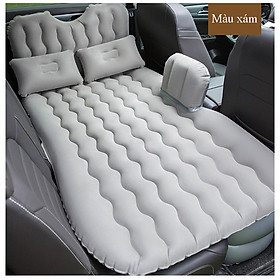 Nệm hơi cho xe ô tô 5 chỗ, 7 chỗ chân rời để đồ tiện dụng, có thanh chặn chống va chạm đầu