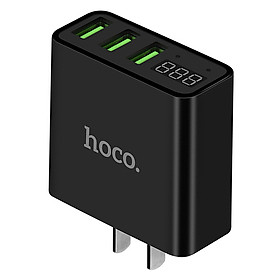 Hình ảnh Adapter Sạc 3 Cổng USB Hoco C15 - Hàng Chính Hãng