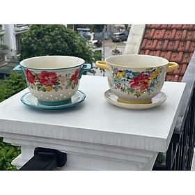 Mua Bộ rổ sứ kèm đĩa The Pioneer Woman Hàng chính hãng