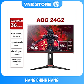 Mua Màn hình AOC 24G2 24 /IPS/144Hz/1Ms/Gsync Compatible - Hàng Chính Hãng
