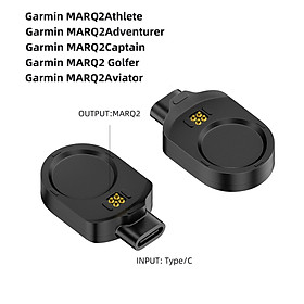 Dock Sạc USB C cho Đồng Hồ Garmin MARQ 2 Adventurer / Athlete / Aviator / Captain / Golfer - Hàng Chính Hãng