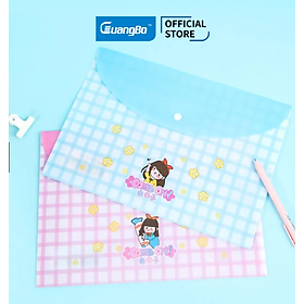 Guangbo - Bìa Nút Học Sinh H03115 A4 Girls