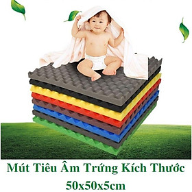 MÚT TIÊU ÂM HÌNH TRỨNG,HỘT GÀ 50x50x5cm
