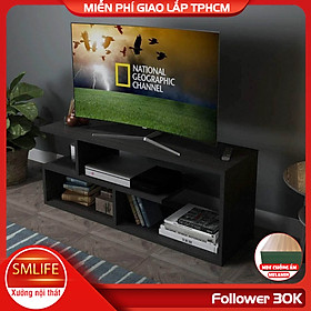 Mua Kệ tivi gỗ hiện đại SMLIFE Torah  | Gỗ MDF dày 17mm chống ẩm | D100xR30xC40cm