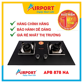 Mua Tặng máy lọc không khí khi mua  bếp gas âm cáo cấp AirPort – APB 878 NA  hàng chính hãng