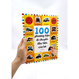 Sách Dán Hình Thông Minh - 100 Phương Tiện Di Chuyển Đầu Tiên Của Bé