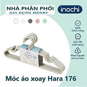{Nhiều lựa chọn} Móc Treo Quần Áo, Móc Treo Đa Năng Hara, Bộ Sưu Tập Móc Quần Áo Người Lớn Nhựa Cao Cấp Inochi  - SET 5: Móc xoay Hara 176