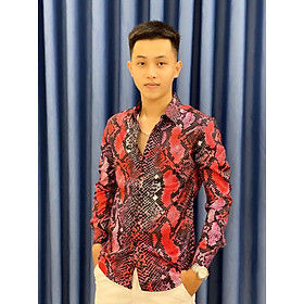 ÁO SƠ MI LỤA NAM IN HỌA TIẾT - MS006