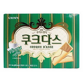 Bánh Quy Kem Vị Cà Phê Crown 144g