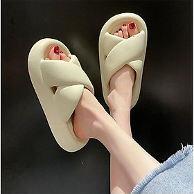 Summer Slippers Thick Platform Open Toe Sandals Soft Lightweight Waterproof Bedroom Shoes Beach Slippers Casual for Home Beach Indoor Adults