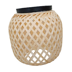 Modern Table Lamp Shade Handwoven Ceiling Light Shade Fixture Lighting Cover Decoration Lampshade for Teahouse Dining Room Cafe