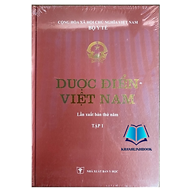 Sách - Dược điển Việt Nam tập 1 (Y)