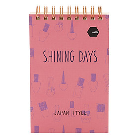 Nơi bán Sổ LX Twin Memopad Shining Days Motto A6 120 Trang (9.7 x 14.8 cm) - Giá Từ -1đ