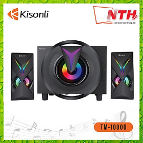 Mua Loa Máy Tính Để Bàn Bluetooth 2.1 Kisonli TM-1000U LED RGB Loa Bass Vi Tính Laptop  PC Nghe Nhạc Có Dây - Hàng Nhập Khẩu