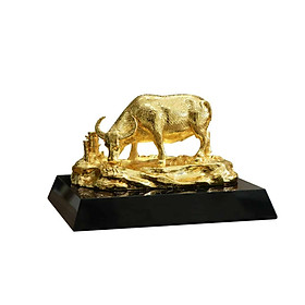 Mua Tượng trâu vàng An Lạc (cỡ 18cm)